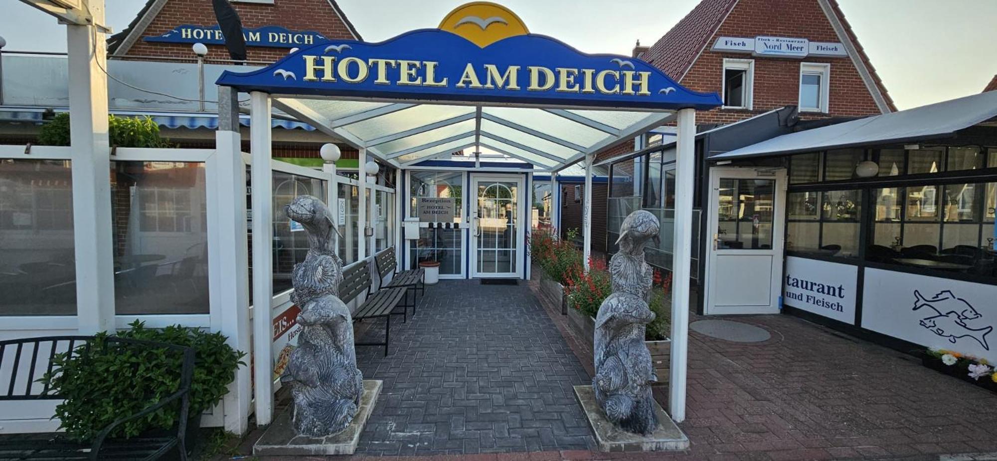 Hotel Am Deich Norddeich  Exteriör bild